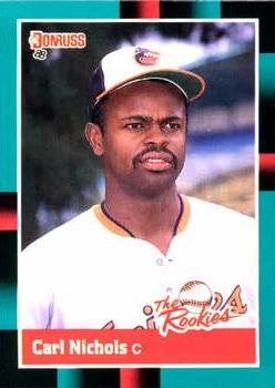 #39 Carl Nichols - Baltimore Orioles - 1988 Donruss The Rookies Baseball