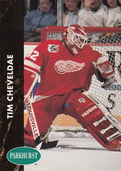 #39 Tim Cheveldae - Detroit Red Wings - 1991-92 Parkhurst Hockey