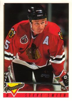 #39 Steve Smith - Chicago Blackhawks - 1993-94 O-Pee-Chee Premier Hockey