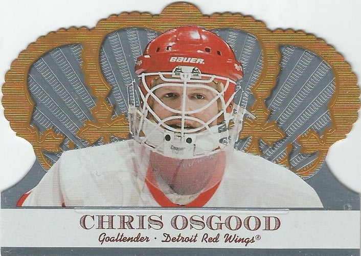 #39 Chris Osgood - Detroit Red Wings - 2000-01 Pacific Crown Royale Hockey