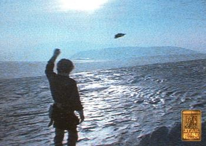 #39 Han Solo waving to Snowspeeder - 1997 Merlin Star Wars Special Edition