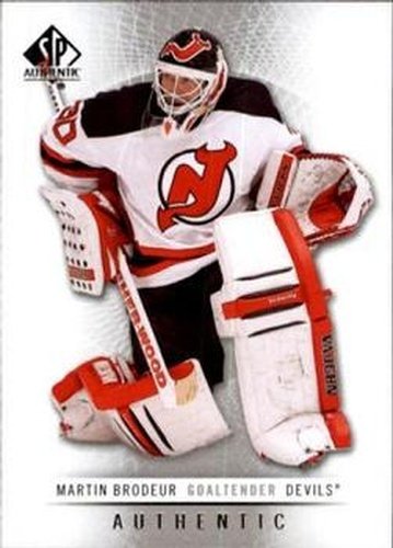 #39 Martin Brodeur - New Jersey Devils - 2012-13 SP Authentic Hockey