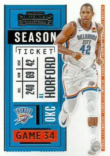 #39 Al Horford - Oklahoma City Thunder - 2020-21 Panini Contenders Basketball