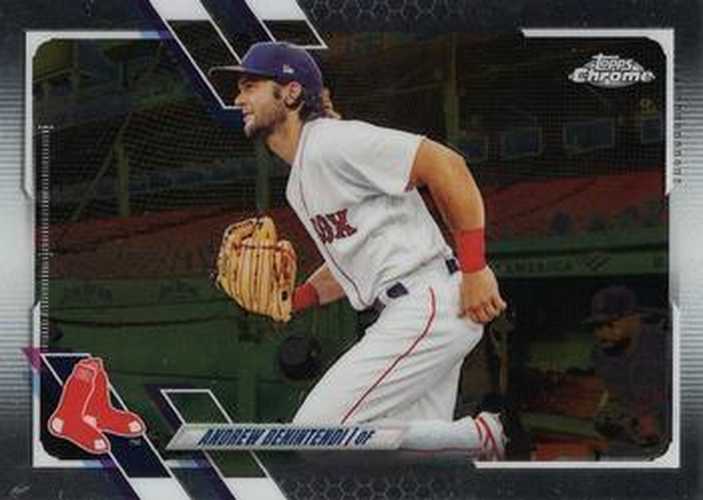 #39 Andrew Benintendi - Boston Red Sox - 2021 Topps Chrome Baseball