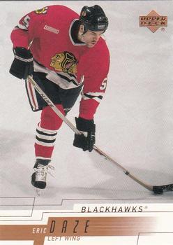 #39 Eric Daze - Chicago Blackhawks - 2000-01 Upper Deck Hockey