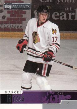 #39 Marcel Hossa - Portland Winterhawks - 1999-00 Upper Deck Prospects Hockey
