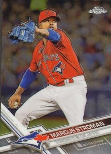 #39 Marcus Stroman - Toronto Blue Jays - 2017 Topps Chrome Baseball