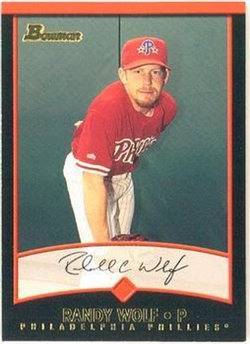 #39 Randy Wolf - Philadelphia Phillies - 2001 Bowman Baseball