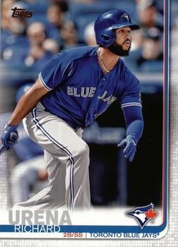 #39 Richard Urena - Toronto Blue Jays - 2019 Topps Baseball