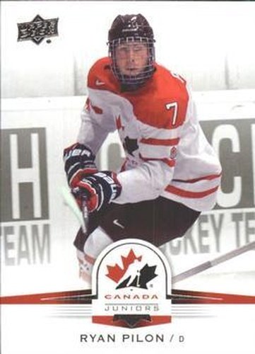 #39 Ryan Pilon - Canada - 2014-15 Upper Deck Team Canada Juniors Hockey