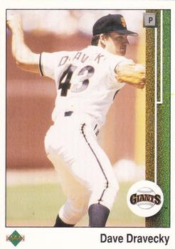 #39 Dave Dravecky - San Francisco Giants - 1989 Upper Deck Baseball