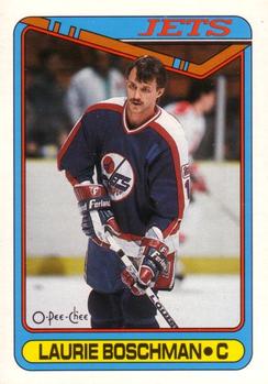 #39 Laurie Boschman - Winnipeg Jets - 1990-91 O-Pee-Chee Hockey