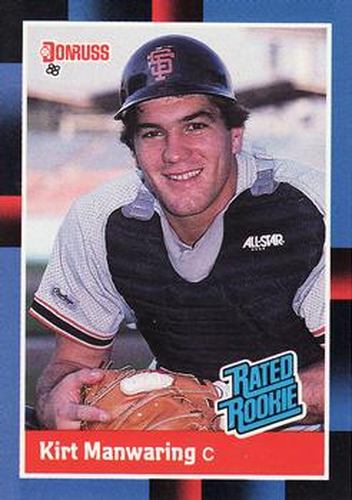 #39 Kirt Manwaring - San Francisco Giants - 1988 Donruss Baseball