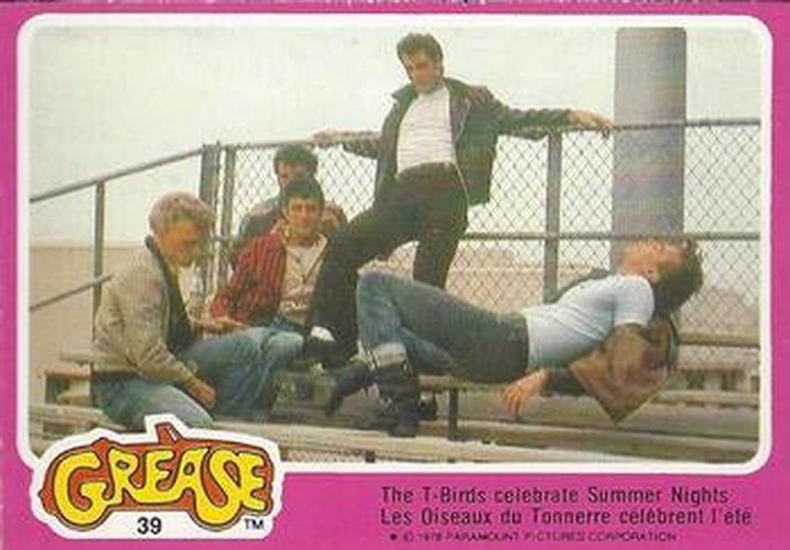 #39 The T-Birds Celebrate Summer Nights - 1978 O-Pee-Chee Grease