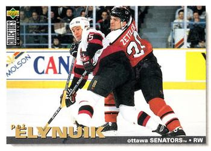 #39 Pat Elynuik - Ottawa Senators - 1995-96 Collector's Choice Hockey