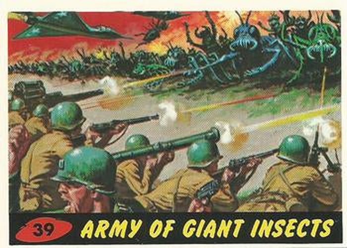 #39 Army of Giant Insects - 1994 Topps Mars Attacks