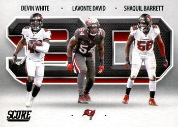 #3D10 Devin White / Lavonte David / Shaquil Barrett - Tampa Bay Buccaneers - 2021 Score - 3D Football