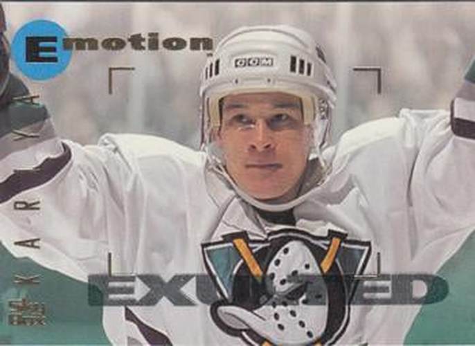#3 Paul Kariya - Anaheim Mighty Ducks - 1995-96 SkyBox E-Motion Hockey