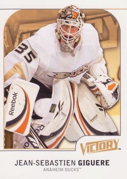 #3 Jean-Sebastien Giguere - Anaheim Ducks - 2009-10 Upper Deck Victory Hockey