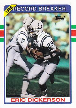 #3 Eric Dickerson - Indianapolis Colts - 1989 Topps Football