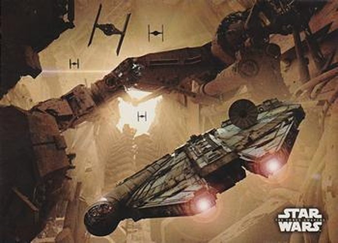 #3 Jakku Pursuit - 2015 Topps Star Wars The Force Awakens - Concept Art
