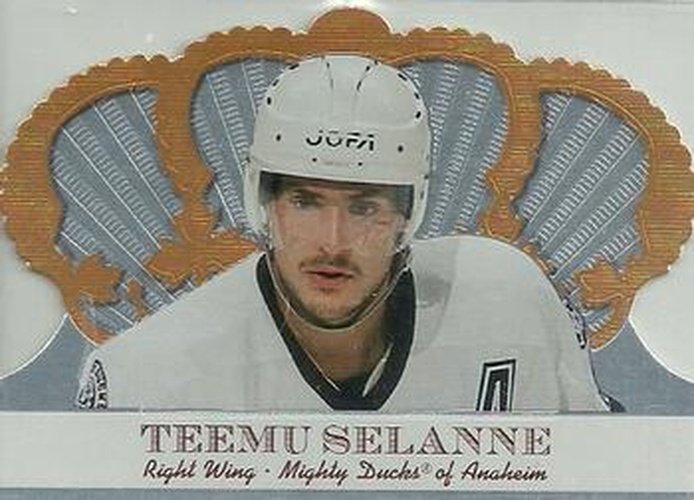 #3 Teemu Selanne - Anaheim Mighty Ducks - 2000-01 Pacific Crown Royale Hockey