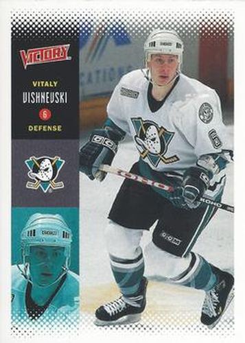 #3 Vitaly Vishnevski - Anaheim Mighty Ducks - 2000-01 Upper Deck Victory Hockey