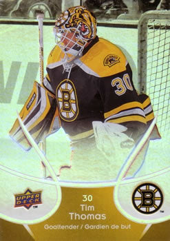 #3 Tim Thomas - Boston Bruins - 2009-10 Upper Deck McDonald's Hockey