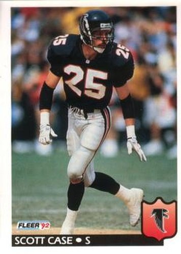 #3 Scott Case - Atlanta Falcons - 1992 Fleer Football