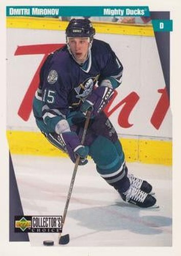#3 Dmitri Mironov - Anaheim Mighty Ducks - 1997-98 Collector's Choice Hockey