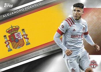 #FF-3 Alejandro Pozuelo - Toronto - 2021 Topps MLS Soccer - Flags of Foundation