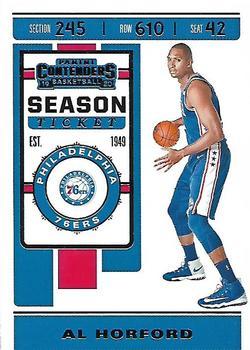 #3 Al Horford - Philadelphia 76ers - 2019-20 Panini Contenders Basketball
