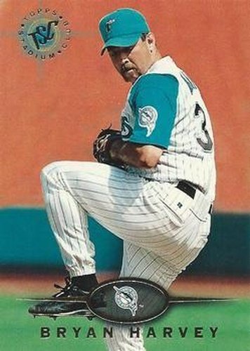 #3 Bryan Harvey - Florida Marlins - 1995 Stadium Club Baseball