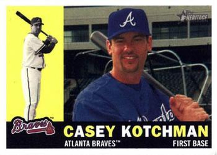 #3 Casey Kotchman - Atlanta Braves - 2009 Topps Heritage Baseball