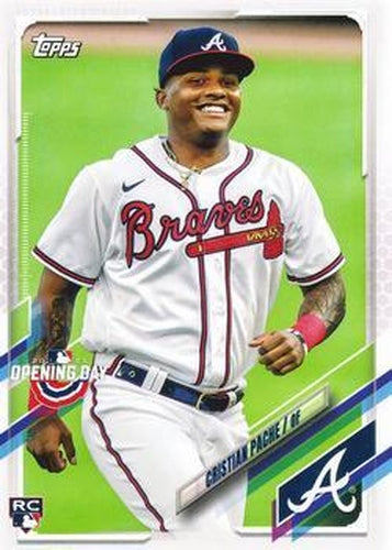 #3 Cristian Pache - Atlanta Braves - 2021 Topps Opening Day Baseball