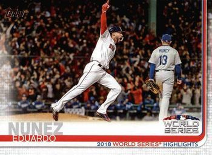 #3 Eduardo Nunez - Boston Red Sox - 2019 Topps Baseball