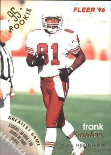#3 Frank Sanders - Arizona Cardinals - 1996 Fleer Football