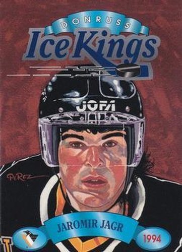 #3 Jaromir Jagr - Pittsburgh Penguins - 1993-94 Donruss - Ice Kings Hockey