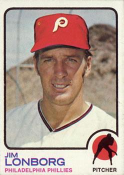 #3 Jim Lonborg - Philadelphia Phillies - 1973 Topps Baseball