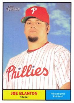 #3 Joe Blanton - Philadelphia Phillies - 2010 Topps Heritage Baseball