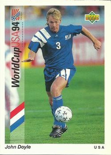 #3 John Doyle - USA - 1993 Upper Deck World Cup Preview English/Spanish Soccer
