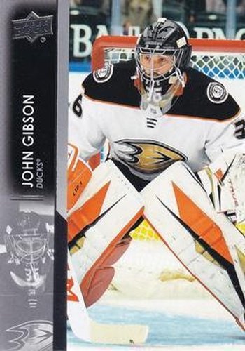 #3 John Gibson - Anaheim Ducks - 2021-22 Upper Deck Hockey