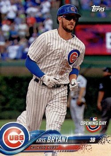 #3 Kris Bryant - Chicago Cubs - 2018 Topps Opening Day Baseball
