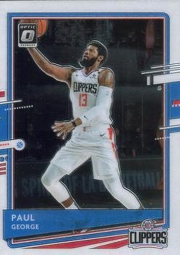 #3 Paul George - Los Angeles Clippers - 2020-21 Donruss Optic Basketball
