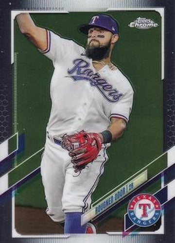 #3 Rougned Odor - Texas Rangers - 2021 Topps Chrome Baseball