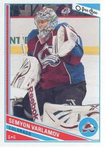 #3 Semyon Varlamov - Colorado Avalanche - 2013-14 O-Pee-Chee Hockey