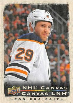 #C-3 Leon Draisaitl - Edmonton Oilers - 2020-21 Upper Deck Tim Hortons Hockey - NHL Canvas