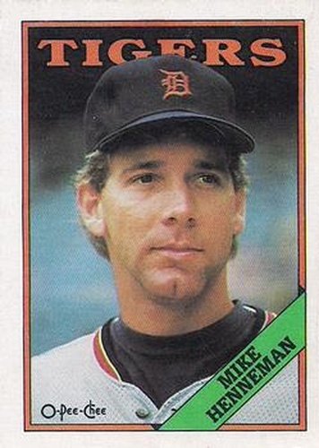 #3 Mike Henneman - Detroit Tigers - 1988 O-Pee-Chee Baseball