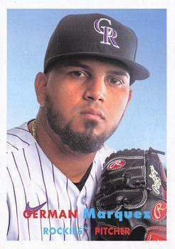 #3 German Marquez - Colorado Rockies - 2021 Topps Archives Baseball