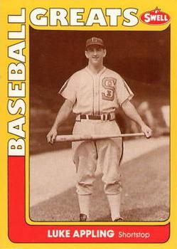 #3 Luke Appling - Chicago White Sox - 1991 Swell Baseball Greats